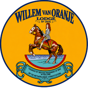 Image of the banner logo for the Willem Van Oranje Lodge 3976